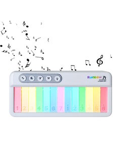 CMGTYYD Piano Toy For Kids, 5-in-1 Multifunctional Portable Piano, With Lights Toddler Musical -Instruments, Multifunctional Portable Electronic -Piano  - Image 1