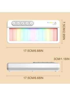 CMGTYYD Piano Toy For Kids, 5-in-1 Multifunctional Portable Piano, With Lights Toddler Musical -Instruments, Multifunctional Portable Electronic -Piano  - Image 5