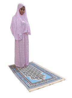 SD Girls Prayer Set sheet With Mat Multicolor 9 To 11 Years 