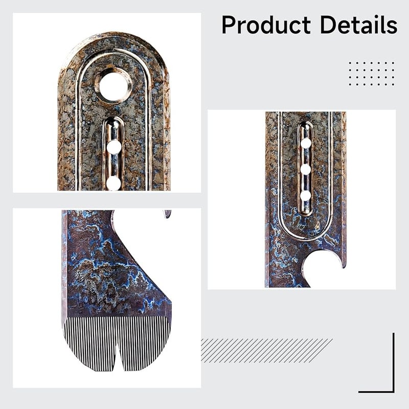 Titanium Alloy Portable Pry Bar Keychain Tool With Retractable Bottle Opener For Outdoor Use - Image 3