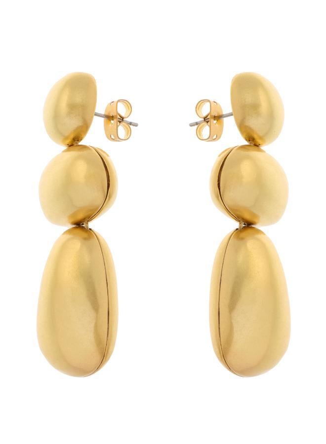 REISS DINAH: Dome Drop Earrings - Image 2