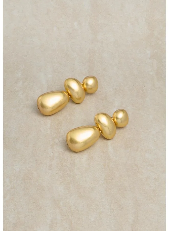 REISS DINAH: Dome Drop Earrings
