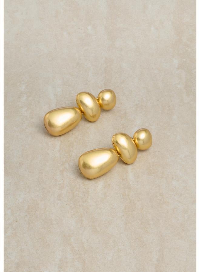REISS DINAH: Dome Drop Earrings - Image 3