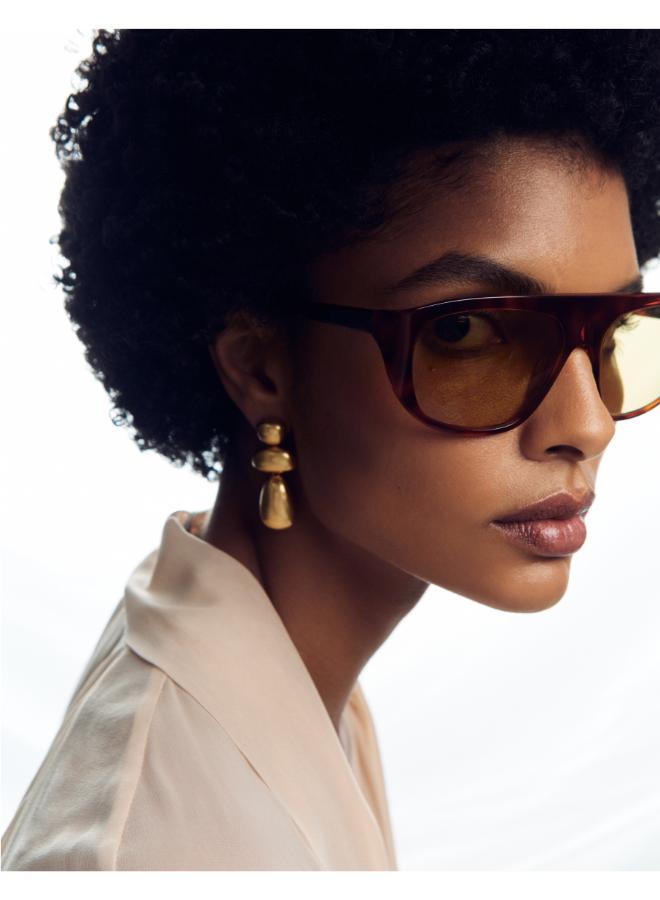 REISS DINAH: Dome Drop Earrings - Image 4