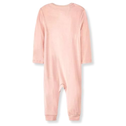 TuddyBuddy 100% Cotton Multi Color Romper/Sleepsuit/Jumpsuit for Baby Boy & Baby Girl (Pink Stars & Plain Peach, 0-1 Months-Newborn) - Image 4