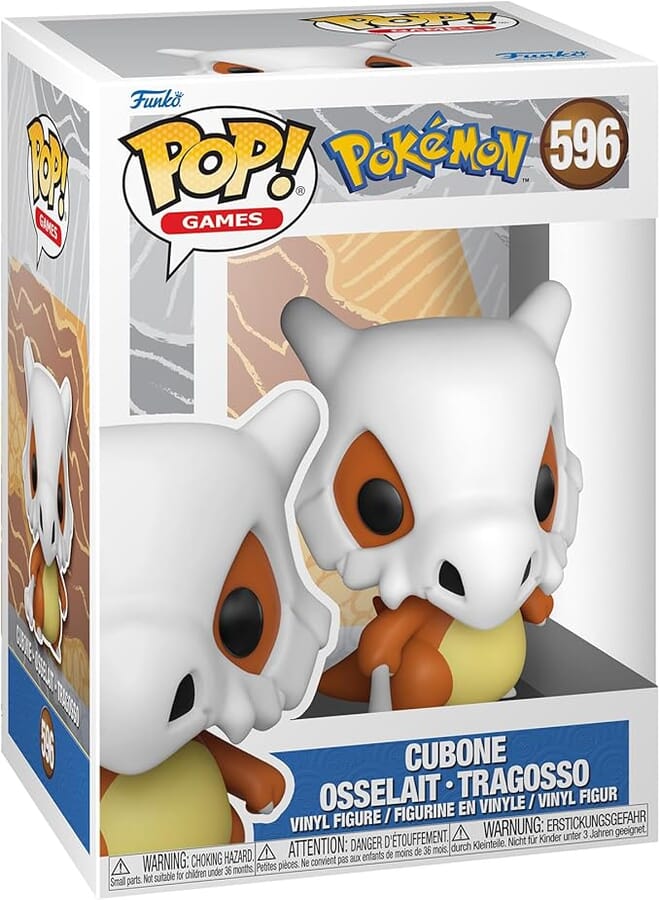 Funko Pop! Games: Pokemon- Cubone, Collectible Action Vinyl Figure - 65041