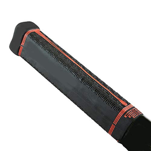 Buttendz Fusion Z Hockey Stick Replacement Grip Reusable Design Small Knob Player Grip for Top Hand Mobility Fits All Stick Sizes Black Fire Drip - Image 1