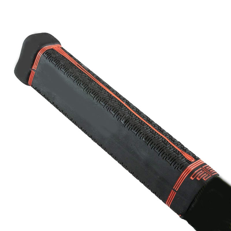 Buttendz Fusion Z Hockey Stick Replacement Grip Reusable Design Small Knob Player Grip for Top Hand Mobility Fits All Stick Sizes Black Fire Drip - Image 2