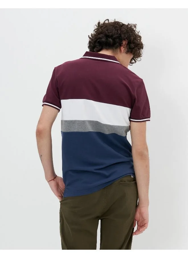 امريكان ايجل Color Block Pique Polo