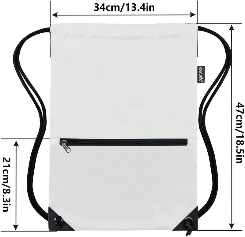HOLYLUCK Drawstring Backpack Bag Sport Gym Sackpack - Image 2