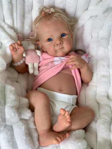 Zero Pam Reborn Baby Dolls Silicone Full Body Realistic Baby Doll 18 Inch Anatomically Correct Real Baby Doll That Look Real Life Reborn Dolls with Accessories - Image 1
