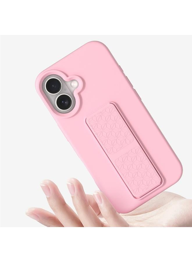 اس-توب جراب لهاتف iPhone 16 Plus مزود بحامل من السيليكون السائل - Image 3