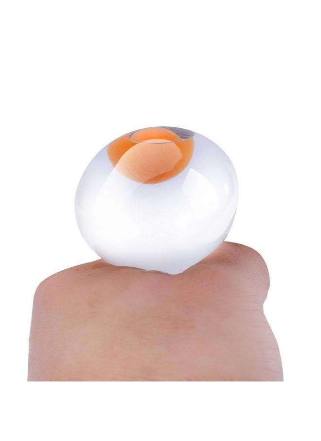 إنايا كرات اسفنجية على شكل بيضة ناعمة من INAAYA Splat Egg Squishy، لعبة كرات اسفنجية لتمرين اليد لتخفيف التوتر للأطفال والكبار، مجموعة من 4 قطع  - Image 5