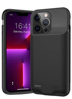 Battery Case for iPhone 13 Pro Max, Portable Battery Pack, Rechargeable Smart Charger Case, External Battery Charging Case, Compatible with (iPhone 13Pro Max, 4500 Mah)