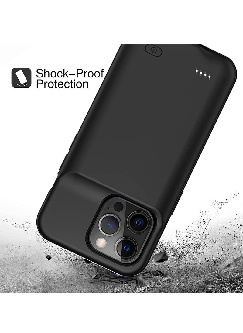 ELTRAZONE - Battery Case for iPhone 13 Pro Max, Portable Battery Pack, Rechargeable Smart Charger Case, External Battery Charging Case, Compatible with (iPhone 13Pro Max, 4500 Mah) - Image 1