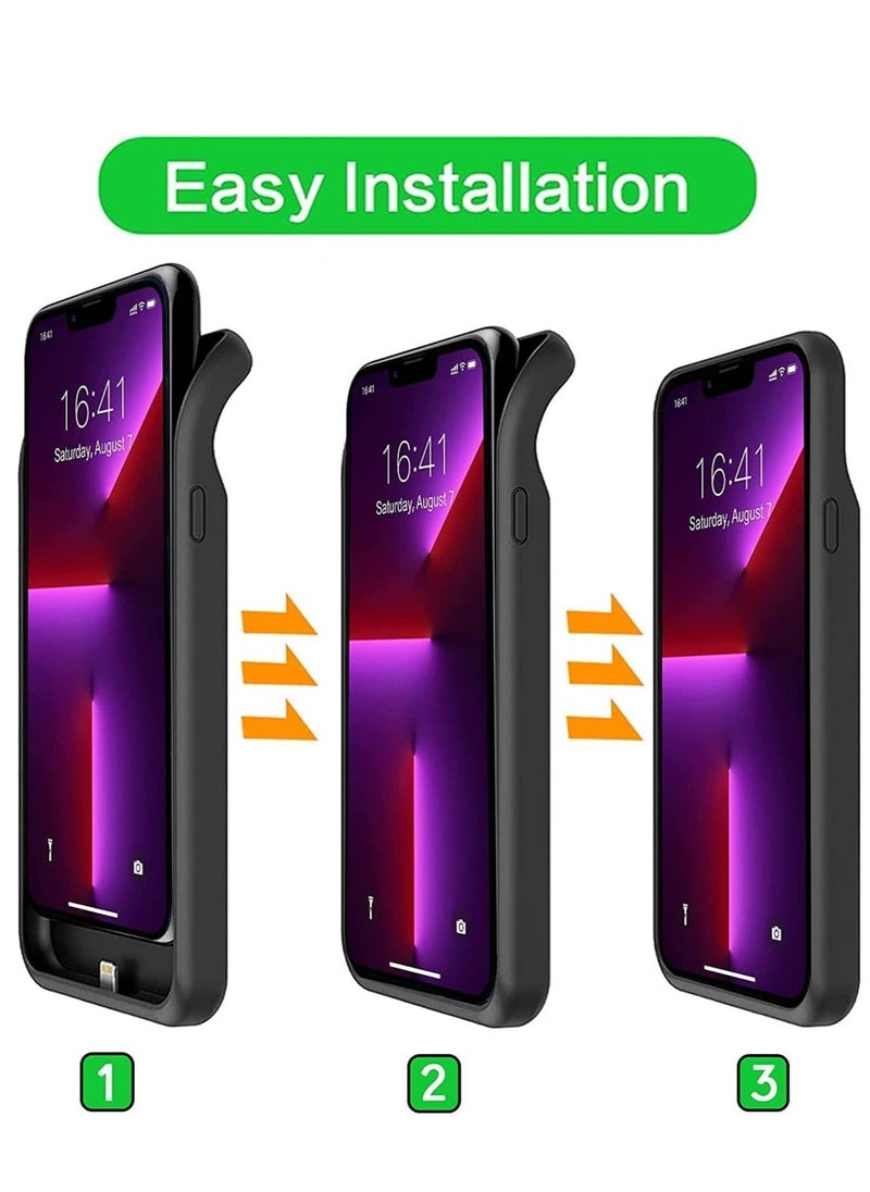 ELTRAZONE - Battery Case for iPhone 13 Pro Max, Portable Battery Pack, Rechargeable Smart Charger Case, External Battery Charging Case, Compatible with (iPhone 13Pro Max, 4500 Mah) - Image 1
