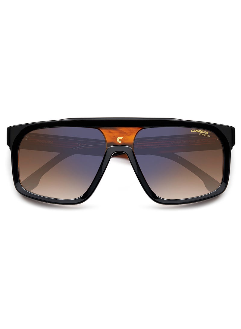 Carrera نظارة شمسية مستطيلة للحماية من الأشعة فوق البنفسجية للجنسين - كاريرا 1061/S أسود ملليمتر - حجم العدسة: 59 ملم - Image 4