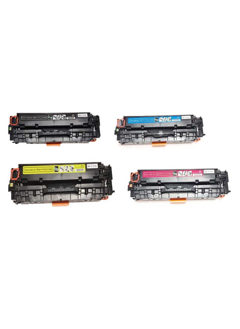 Printco - 4-Colour 207A Toner set For HP Pro M255/M283fdw/M283fdn Multicolour W2210 Black W2211A Cyan W2212A Yellow W2212A Magenta(with chip) - Image 1