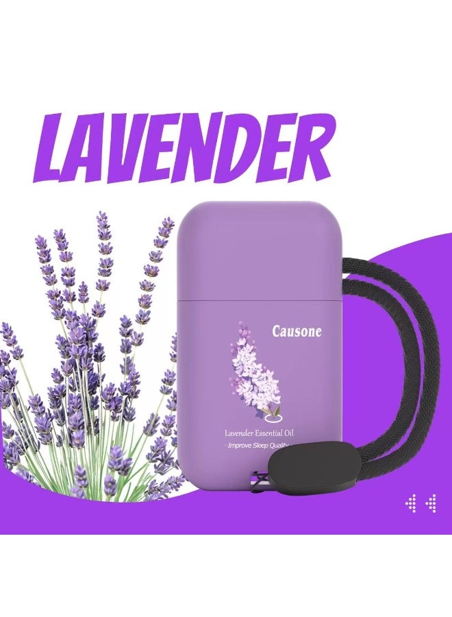 كوزون عصاية استنشاق عطرية شخصية محمولة (١ قطعة) تحتوي على زيت الخزامى الأساسي. تُحسِّن بشكل فعال جودة النوم، وتُخفف التوتر والضغط النفسي. إنها جهاز استنشاق أنفي مهدئ. - Image 2