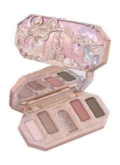 Flower Knows Moonlight Mermaid Five-Color Jewelry Eyeshadow Palette 6.3g 02 Celestial Castle  - Image 1