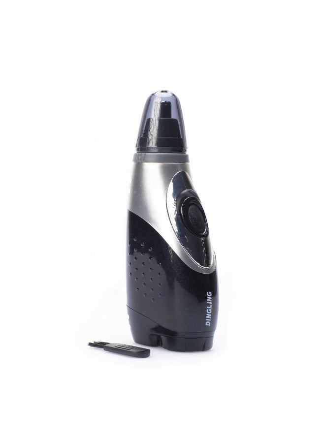 DINGLING DLN-135 Nose Hair Trimmer for Men and Women, Precision Nose Trimmer, Ear Hair Trimmer, Facial Hair Groomer, Stainless Steel Cutting Head, Portable Personal Grooming Tool, Easy Clean, Protective Cap, Compact Travel Design, Black - Image 4
