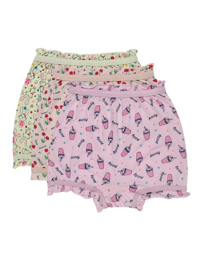 BODYCARE Girls Bloomer Pack of 3-Assorted - Image 1