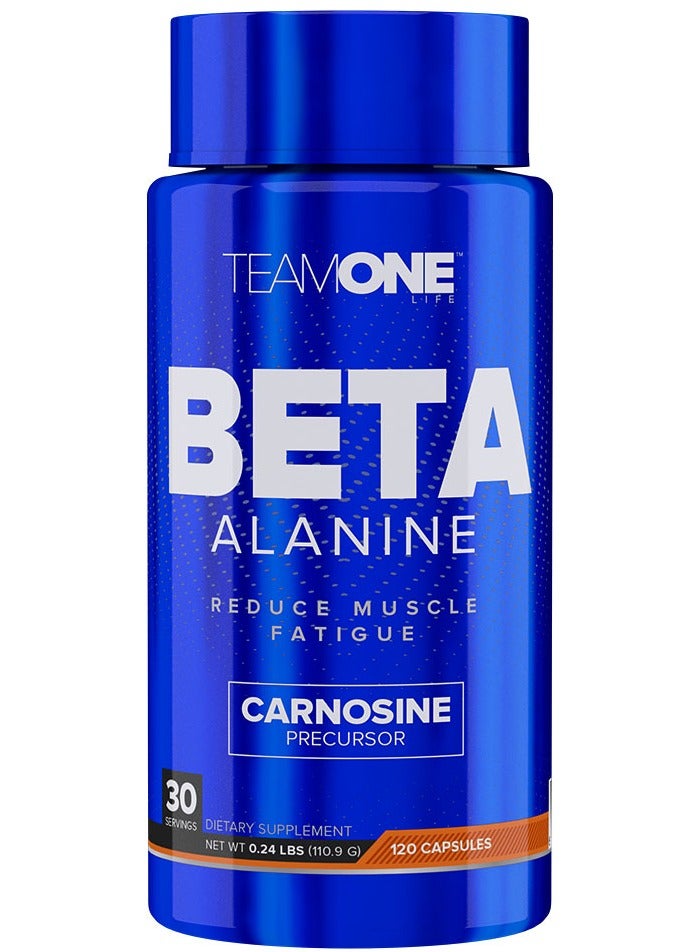 بيتا ألانين لتقليل تعب العضلات - 120 كبسولة لدعم التحمل