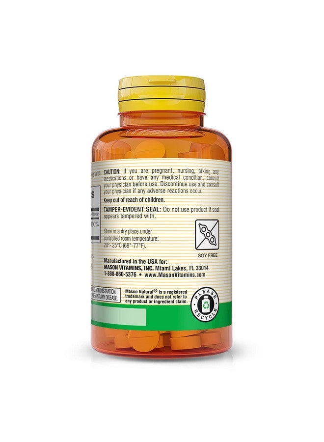 Mason Natural Vitamin B1 Thiamine Tablets 250 Mg 100Count Bottle Dietary Supplement Supports Energy Production And Healthy Metabolism Helps Break Down Fats And Protein - Image 4