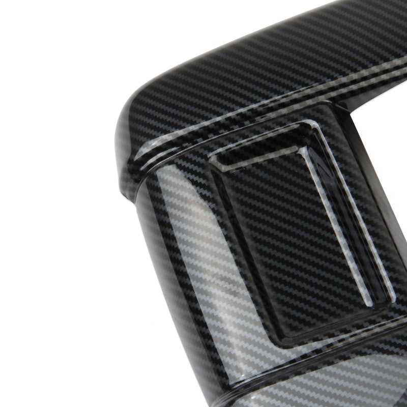 crosselec Carbon Fiber Style Center Console Armrest Box Cover Trim Accessories for Toyota Grand Highlander 2024-2025 - Image 2