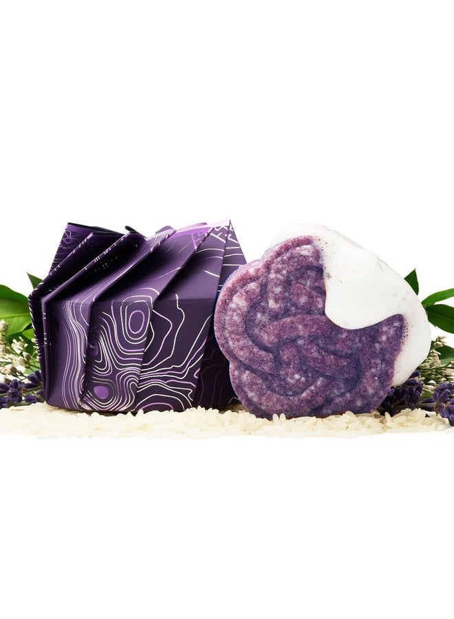Viori Purple Shampoo Bar Handcrafted With Longsheng Rice Water & Natural Ingredients All Natural Shampoo Bar Neutralizes Brassy Tones In Blonde Hair - Image 1