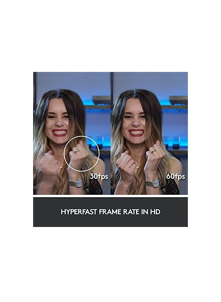 C922 Pro Stream Webcam, HD 1080p/30fps or HD 720p/60fps Hyperfast Streaming, Stereo Audio, HD light correction, Autofocus, For YouTube, Twitch, XSplit, PC/Mac/Laptop/Macbook/Tablet - Black - Image 4