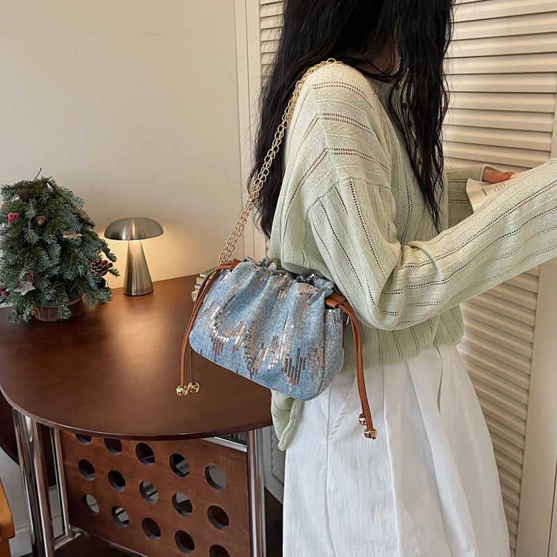 Women's Sequin Shopper Tote - Image 1