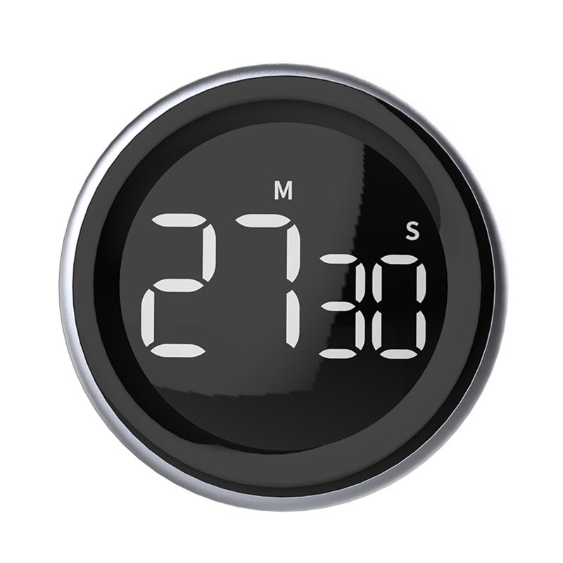 Digital Kitchen Timer: Black Large Display - Loud Alarm Kids Timer for Home Kitchen, Kids Homework & Daily Timing - Image 1