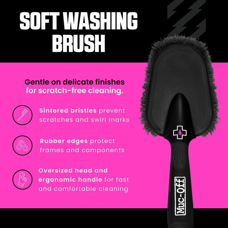 Muc Off Muc-Off Soft Washing Bike Cleaning Brush - Black, One Size - Image 2