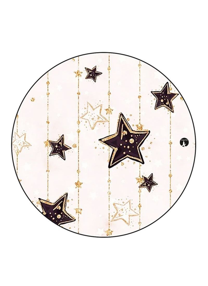 Stars Printed Mouse Pad Multicolour