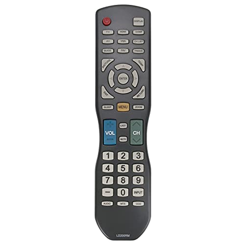 PERFASCIN LD200RM LD220RM LD4088RM Replace Remote Control fit for APEX LED LCD TV Digital LD3288M LE3242 LE3212 LD3249 JE3708 LD3288 LD4688T LE3942 LE4012 LE4077M LD3288T LD4077 LD4088 LD4688 - Image 2