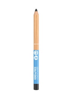 RIMMEL LONDON Kind & Free Clean Eyeliner Pencil - 001 - Pitch, 1.1g  - Image 1