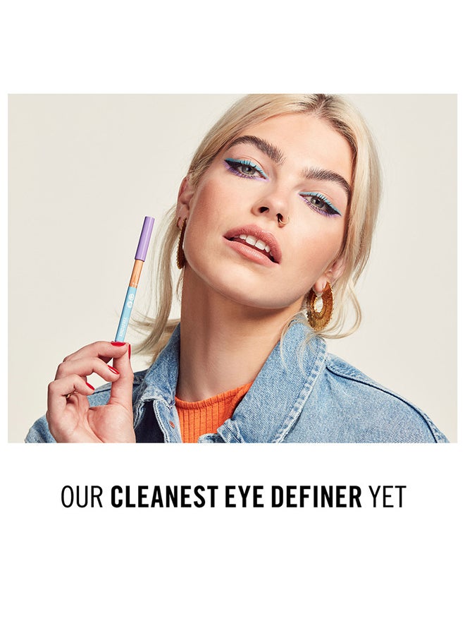 RIMMEL LONDON - Kind & Free Clean Eyeliner Pencil - 001 - Pitch, 1.1g - Image 1