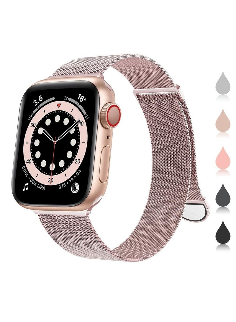 Compatible With Apple Watch Band 41mm 40mm 38mm For Women And Men Magnetic Metal Stainless Steel Strap Wristband Compatible For IWatch Ultra 2/1 Series - Image 1
