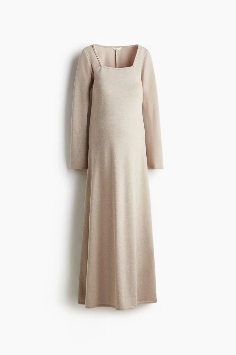 H&M MAMA Fine-knit dress