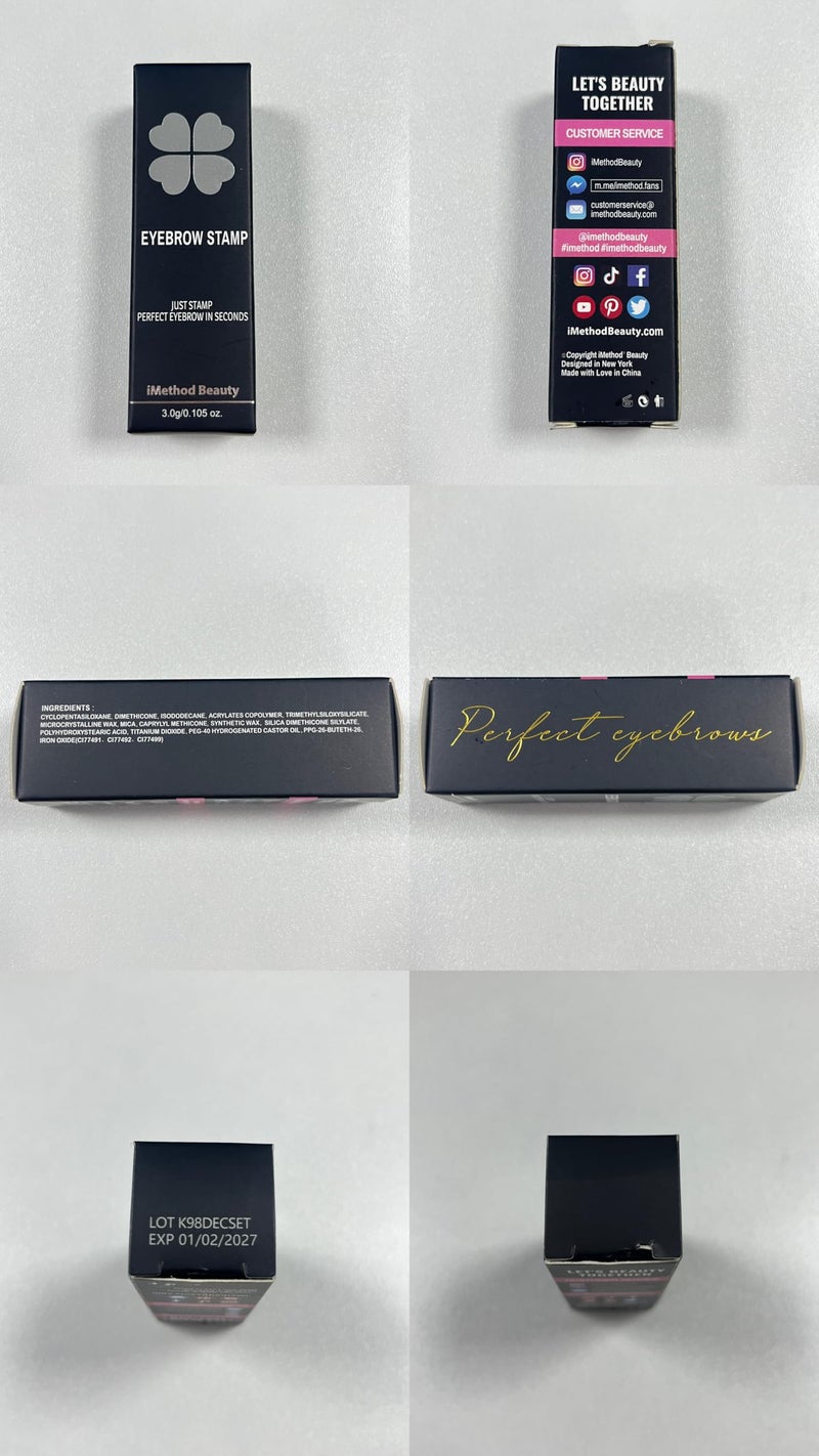 iMethod Eyebrow Stamp for Eyebrow Stencil Kit - Brow Stamp Refill Eyebrow Powder, Blonde - Image 4