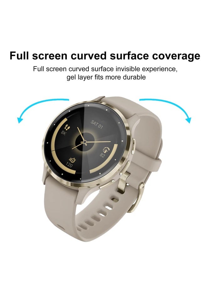 HuHa For Garmin Venu 3s 2pcs xDfind Curved 3D Composite Material Soft Film Screen Protector - Image 3