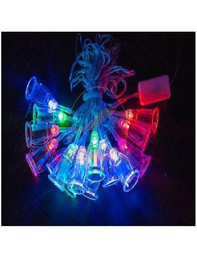 Generic - Ramadan LED curtains for window decoration, window lighting for party decorations, lantern shape, 16 pieces (Large Ramadan lantern) - Image 1