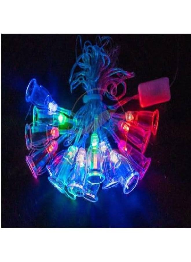 Generic - Ramadan LED curtains for window decoration, window lighting for party decorations, lantern shape, 16 pieces (Large Ramadan lantern) - Image 1
