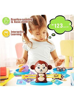 DURKU Monkey Balance Counting Math Games - Montessori Educational Toy Learning and Measuring  - Image 4