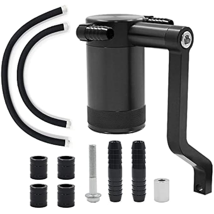 rayihni Catch Can New HEMI Technology Z-Bracket fit for Pack & Shaker 11-21 (Black) - Image 1