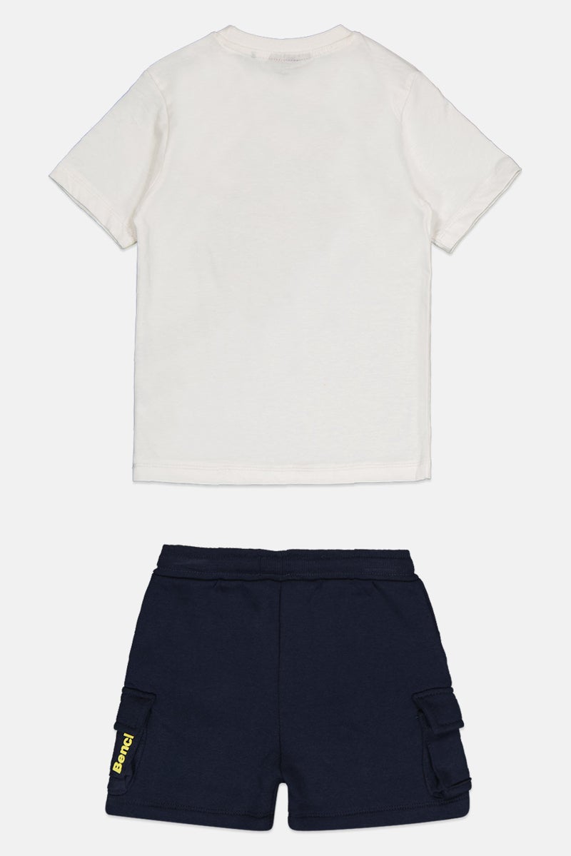 Bench Kids Boy 2 Pieces Graphic Print T-Shirt and Shorts Set, Multicolor - Image 2