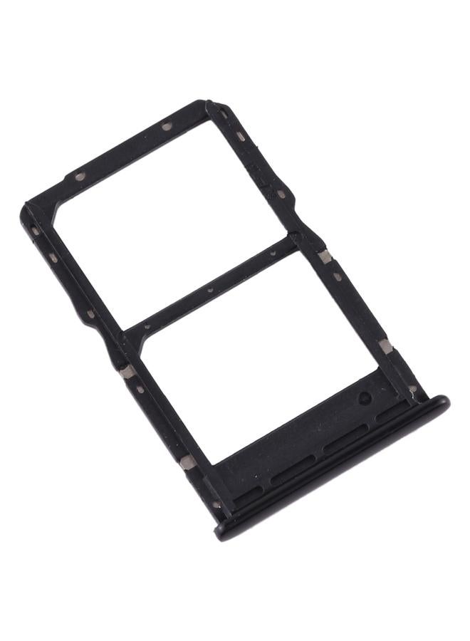 erorex SIM Card Tray + NM Card Tray for Huawei Mate 30 Lite (Black) - Image 4