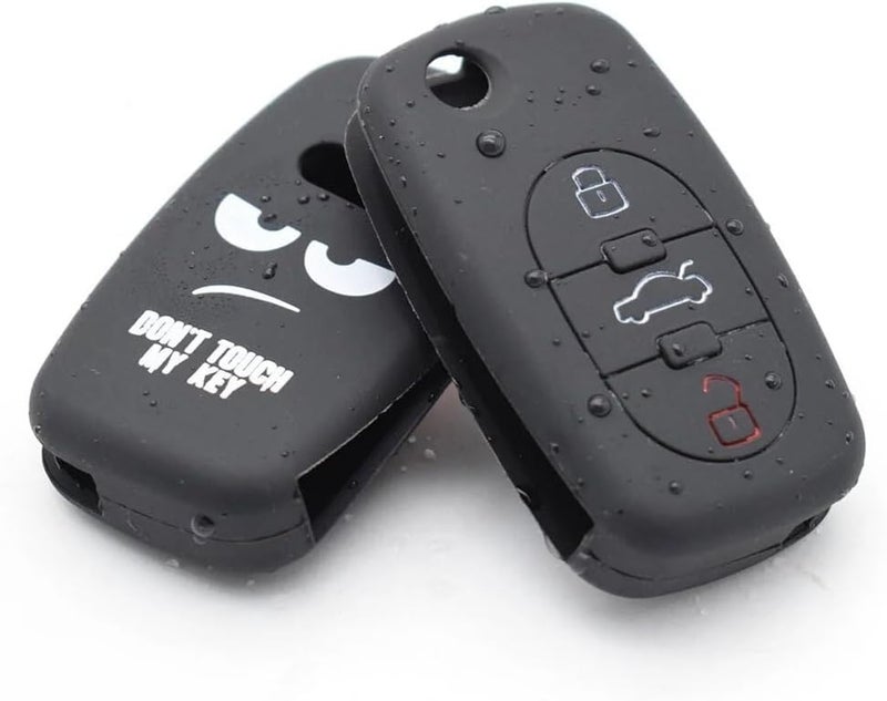 QASULER Silicone Key Case for Audi Models - Image 3