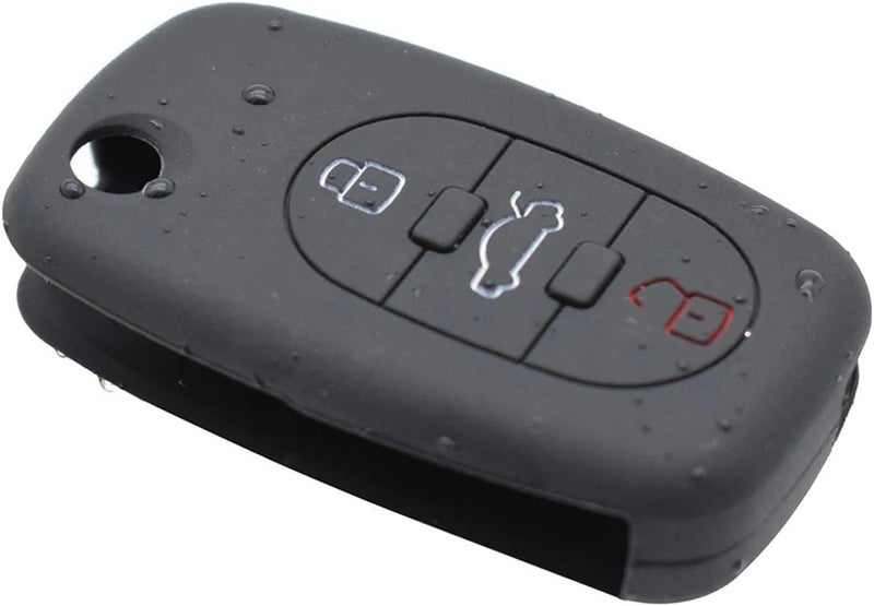 QASULER Silicone Key Case for Audi Models - Image 1